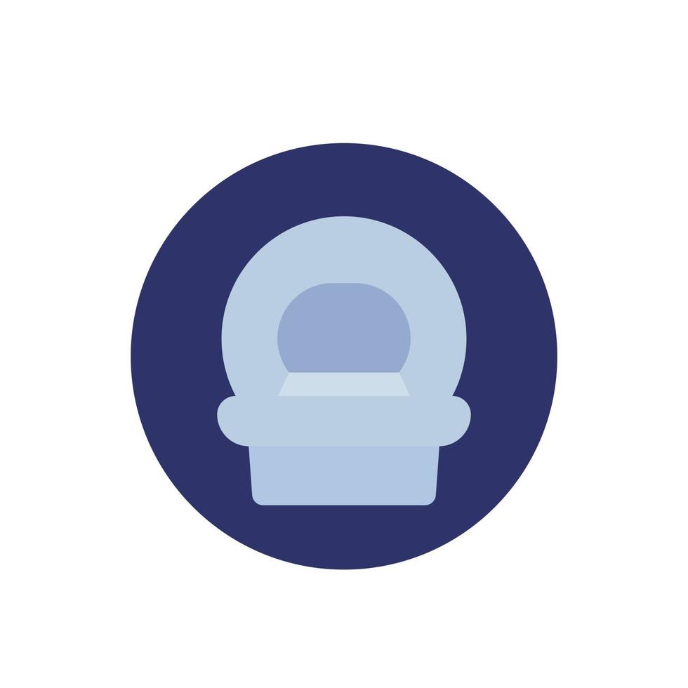 MRI scanner, vector flat icon