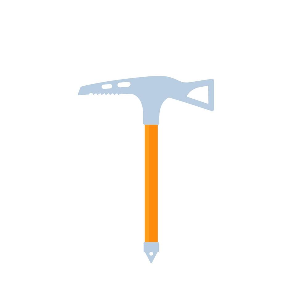 climbing axe icon isolated on white vector