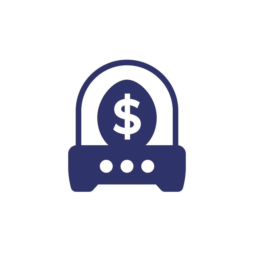 business incubator icon with an egg vector