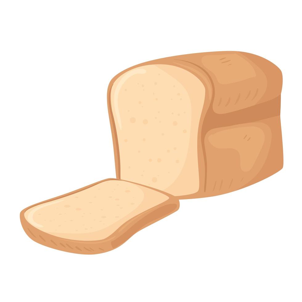 diseño de vector de icono de pan tostado