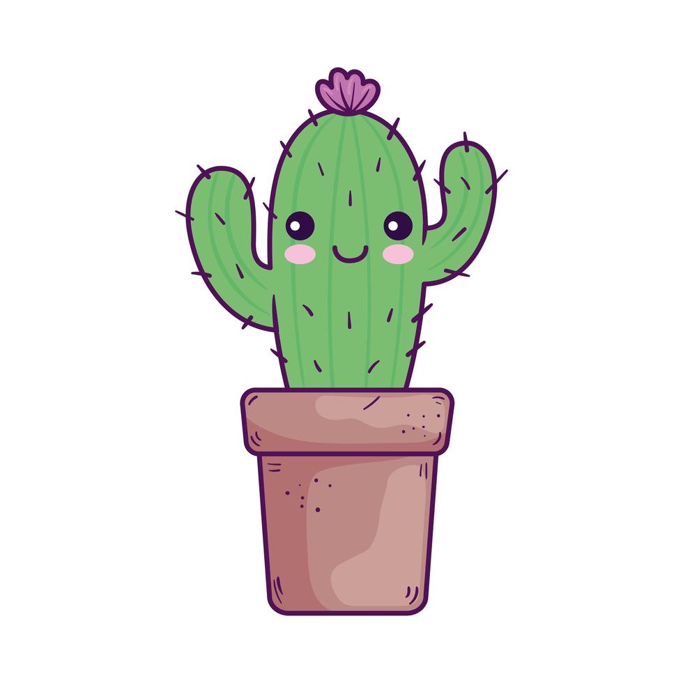 Kawaii cactus cartoon vector design 2698404 Vector Art at Vecteezy