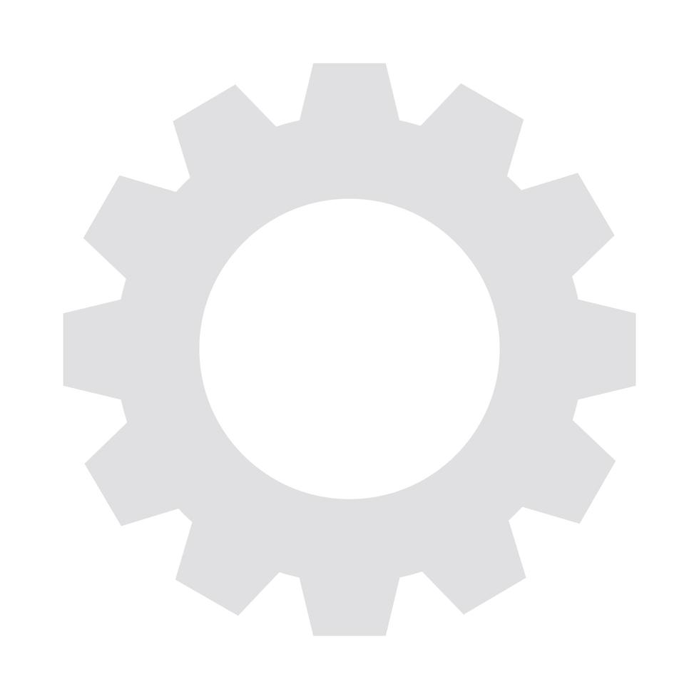 gears settings machine isolated icon vector