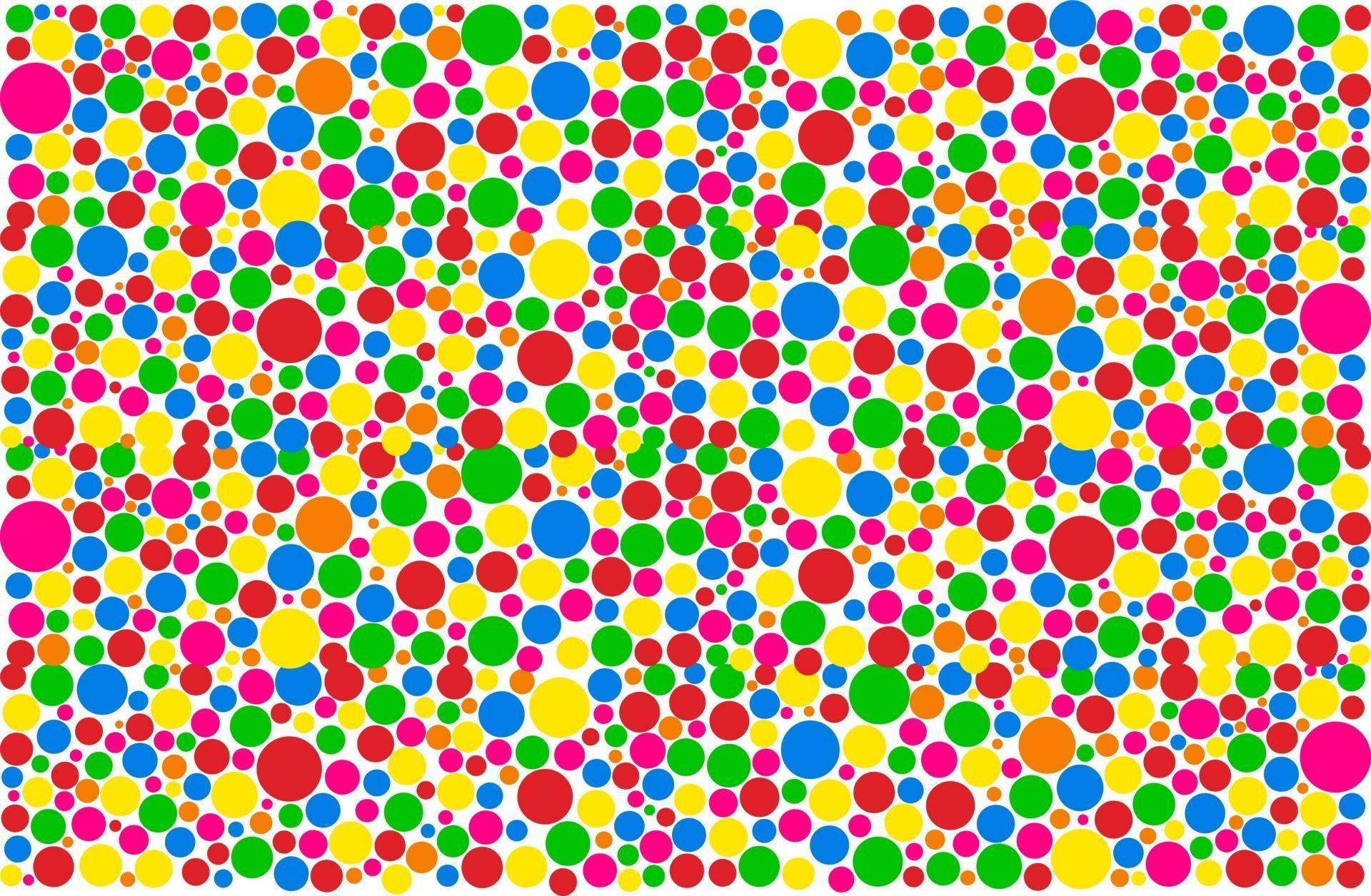 Colored abstract circle geometric pattern. Vector illustration bubble