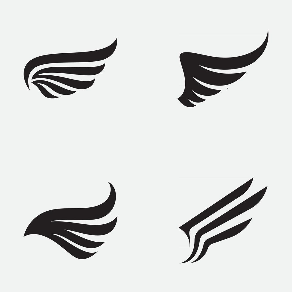 Wing Logo Template vector icon design