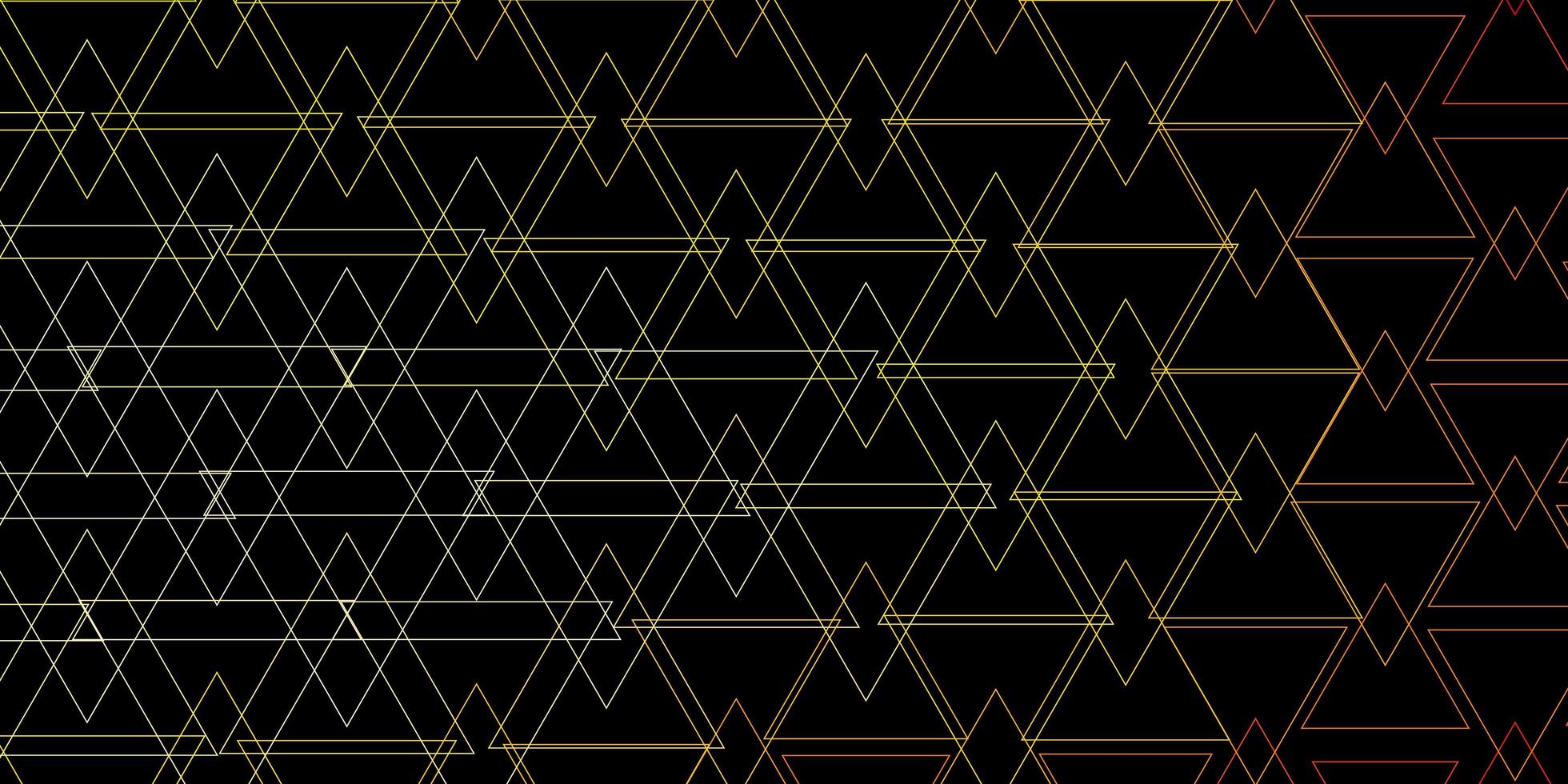 Dark Green Red vector layout with lines triangles Colorful illustration with triangles in simple style Design for your promotions