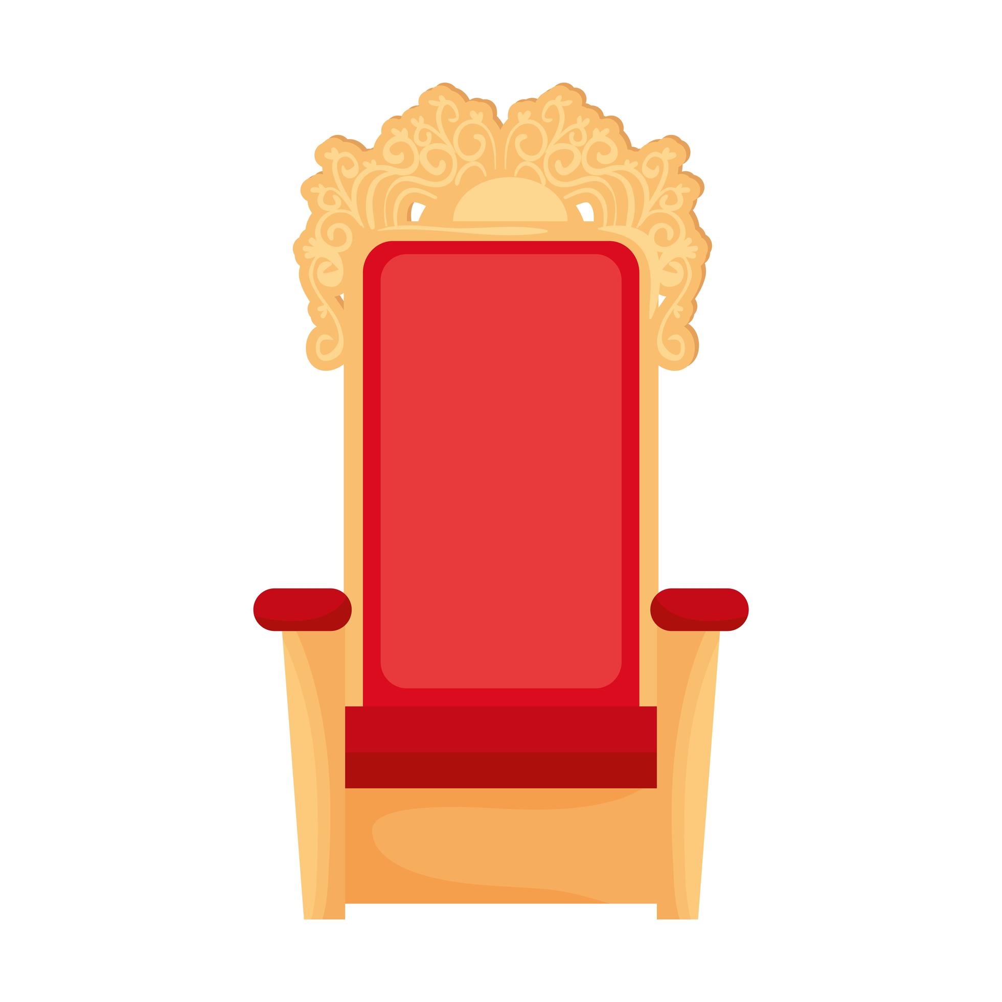 Fairytale king chair vector design 2699262 Vector Art at Vecteezy