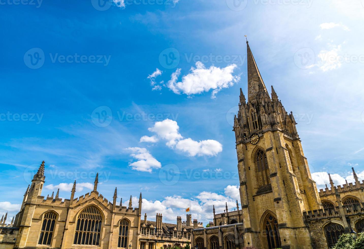 iglesia de la universidad de oxford de santa maría la virgen foto