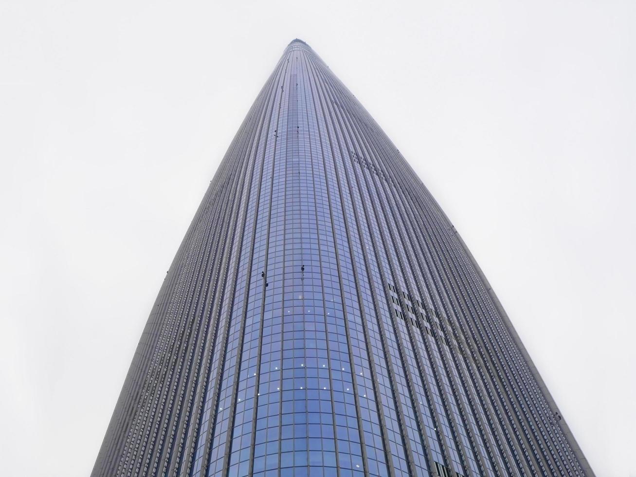 Very high skyscraper in Seoul city, Korea photo