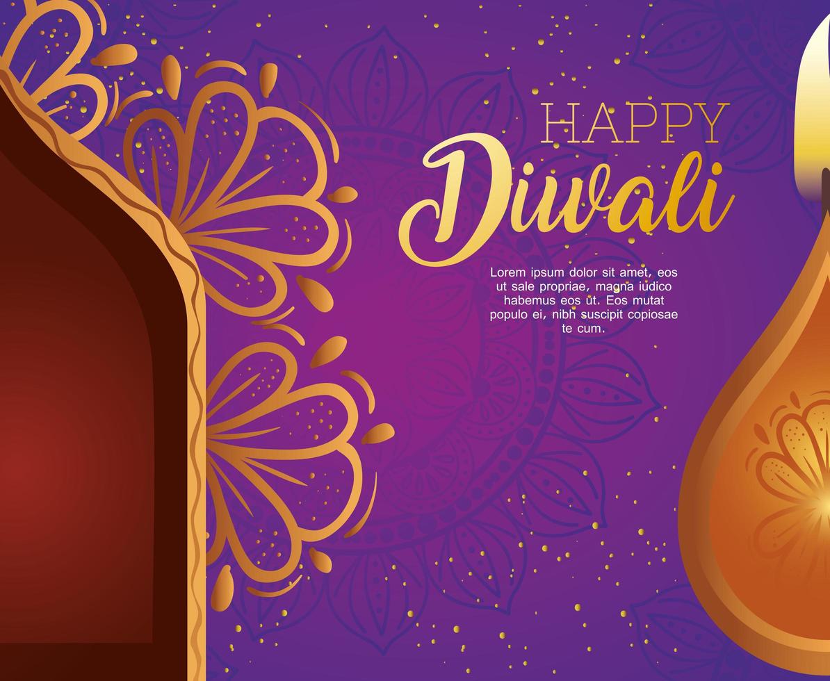Happy Diwali Diya Candle And Frame Vector Design 2699934 Vector Art At Happy Diwali Diya Candle And Frame Vector Design 2699934 Vector Art At