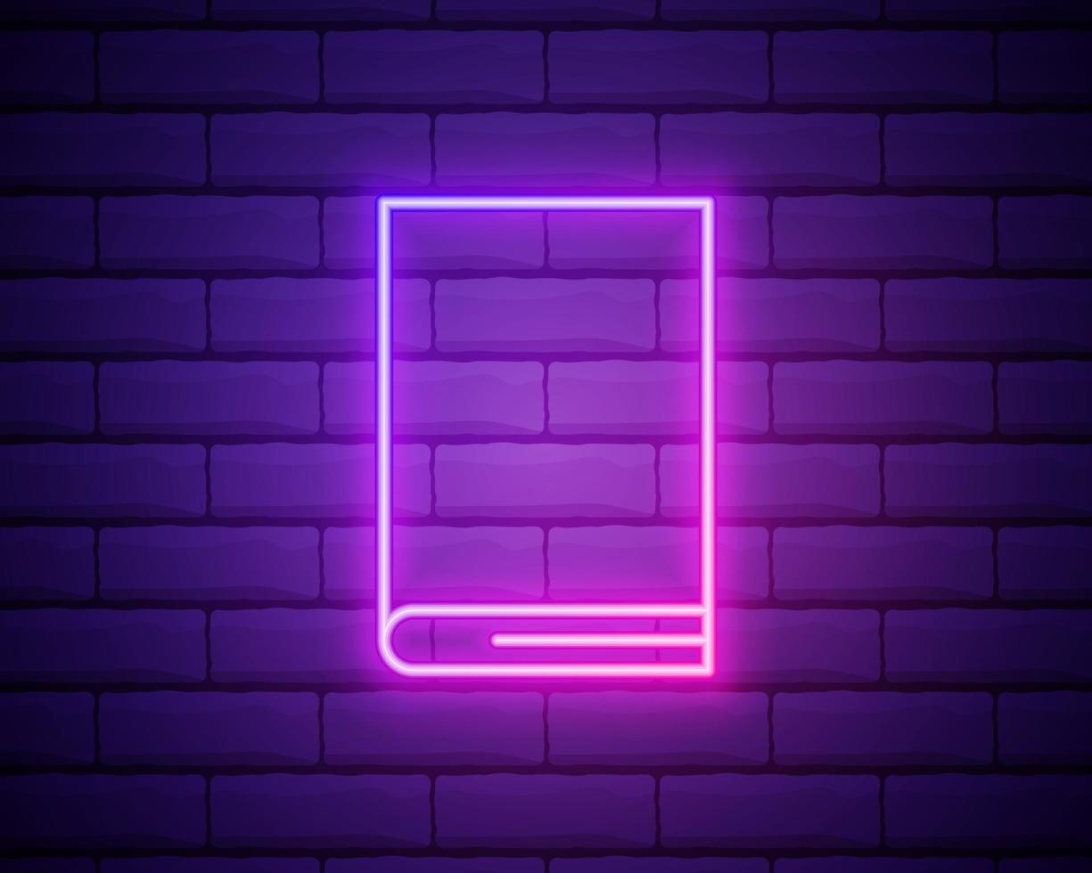 Neon Icon Of Pink Book Vector Illustration Of Neon Book Consisting Of Neon Outlines With Backlight On The Dark Brick Wall Background Vector Art At Vecteezy Neon Icon Of Pink Book Vector Illustration Of Neon Book Consisting Of Neon Outlines With Backlight On The Dark Brick Wall Background Vector Art At Vecteezy