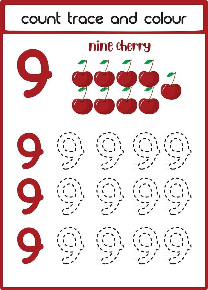 count trace and colour vector