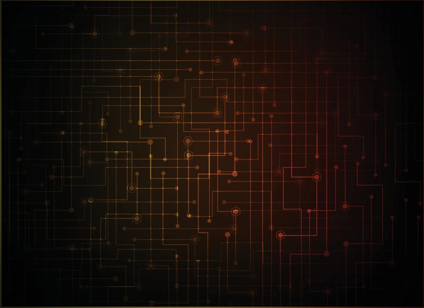 cyber circuit future technology concept background vector