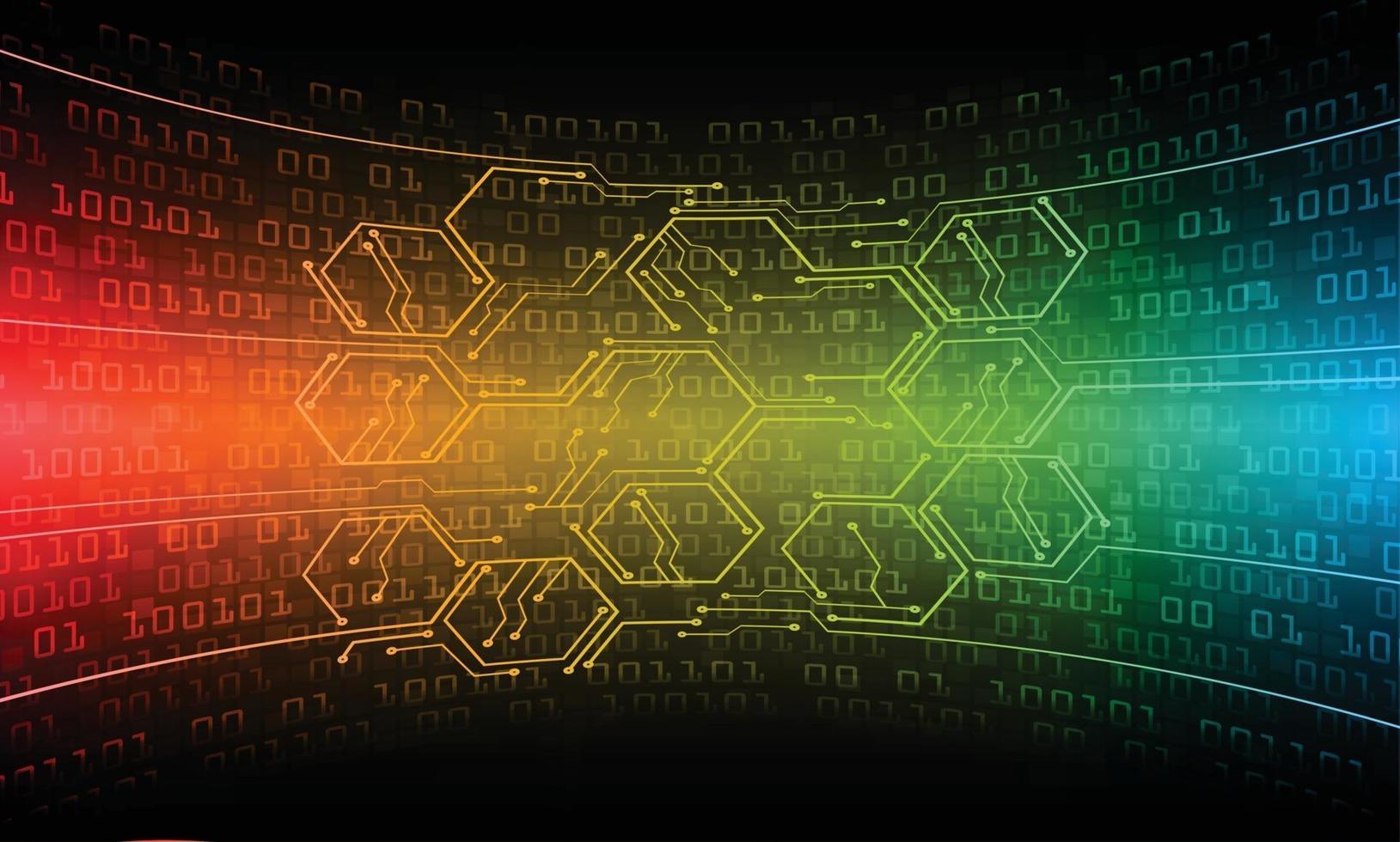 cyber circuit future technology concept background vector