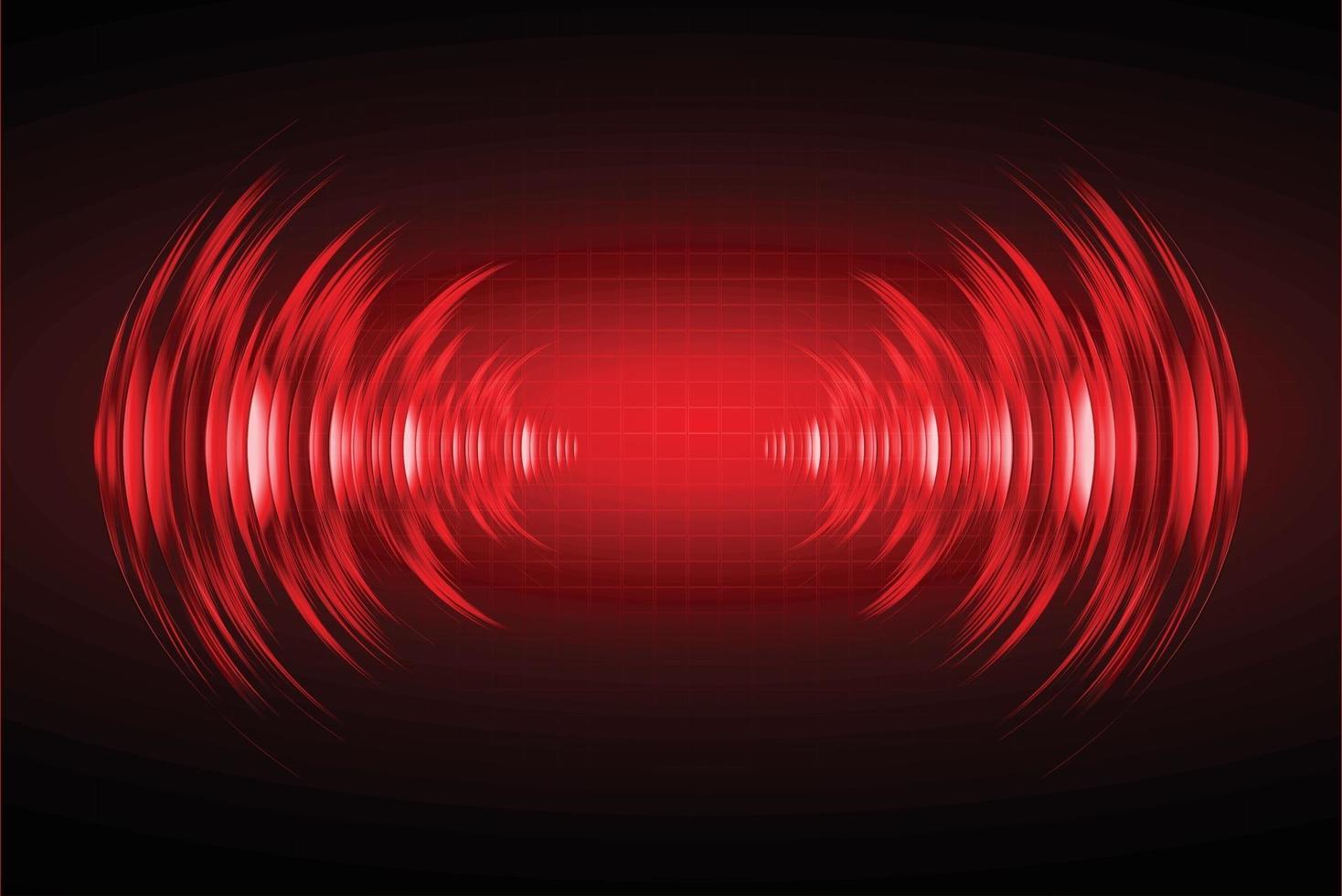 Sound waves oscillating dark light vector