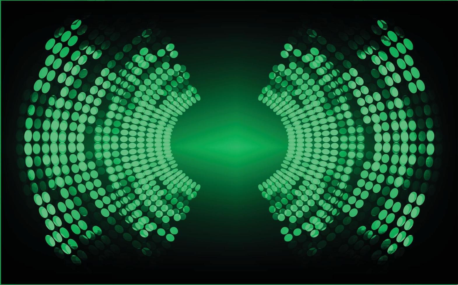 Sound waves oscillating dark light vector