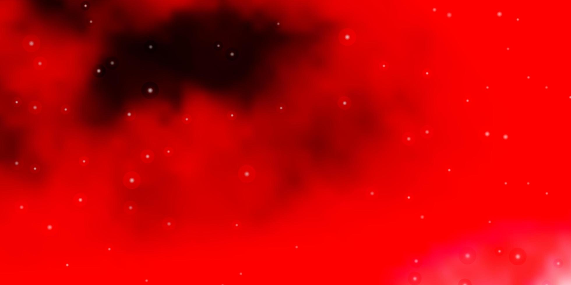 Light Red vector background with colorful stars Blur decorative design in simple style with stars Best design for your ad poster banner