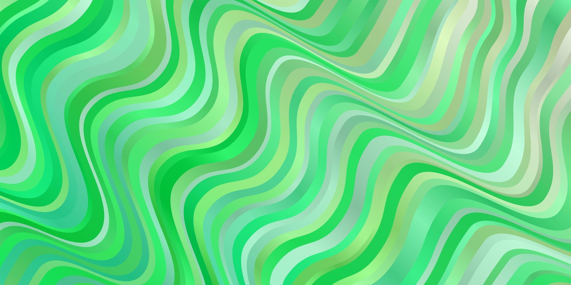 Light Green vector template with wry lines Gradient illustration in simple style with bows Pattern for websites landing pages