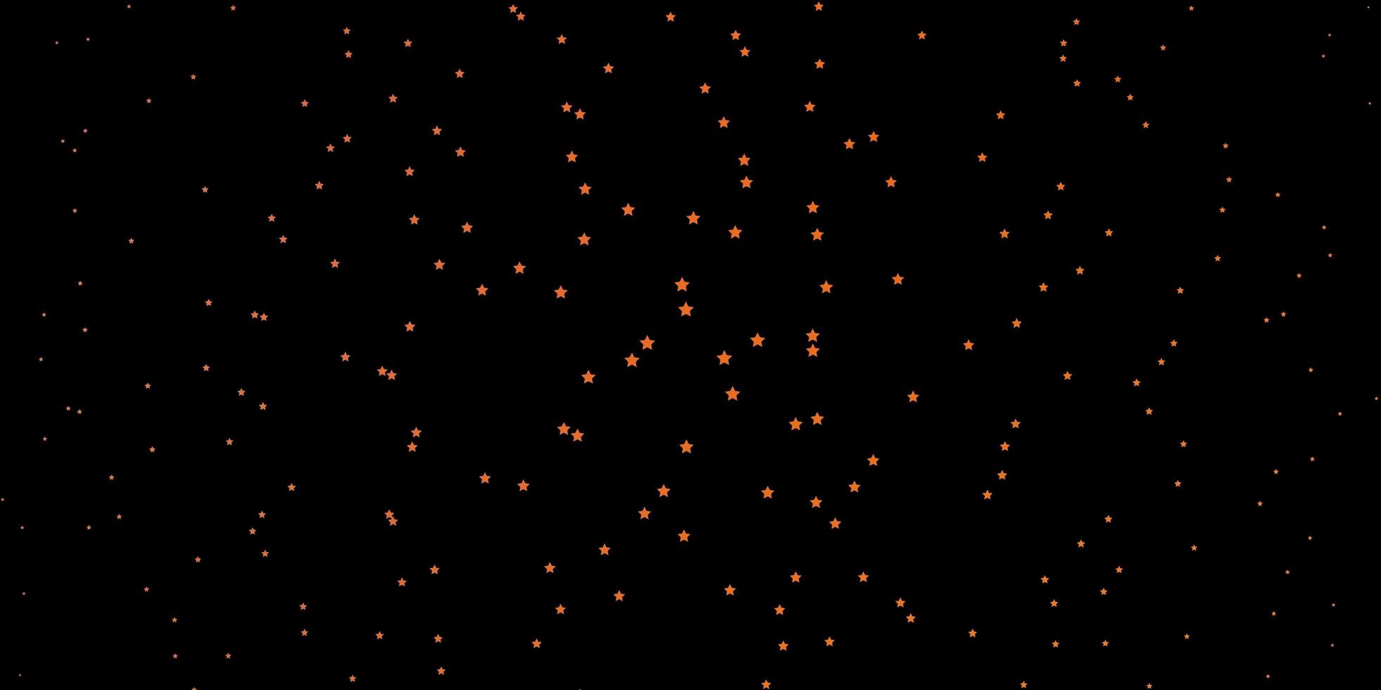 Dark Orange vector pattern with abstract stars Modern geometric abstract illustration with stars Best design for your ad poster banner