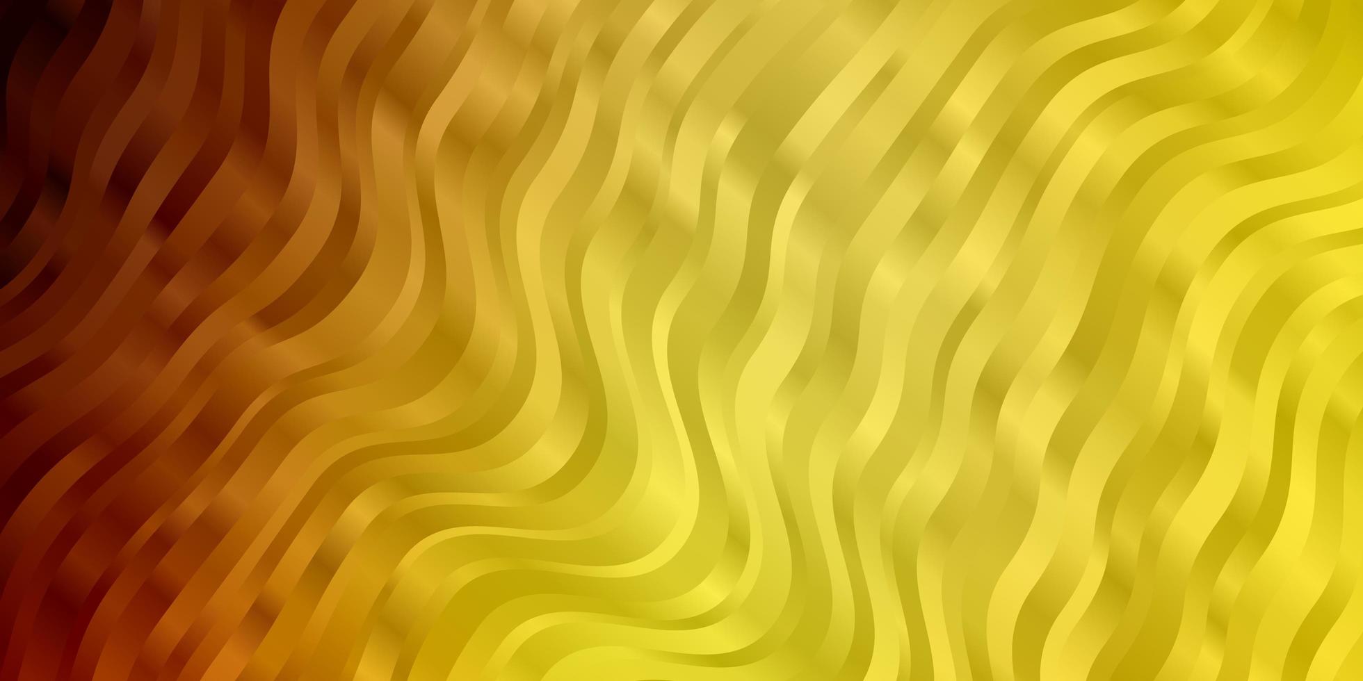 Light Orange vector layout with wry lines Colorful illustration in abstract style with bent lines Template for cellphones