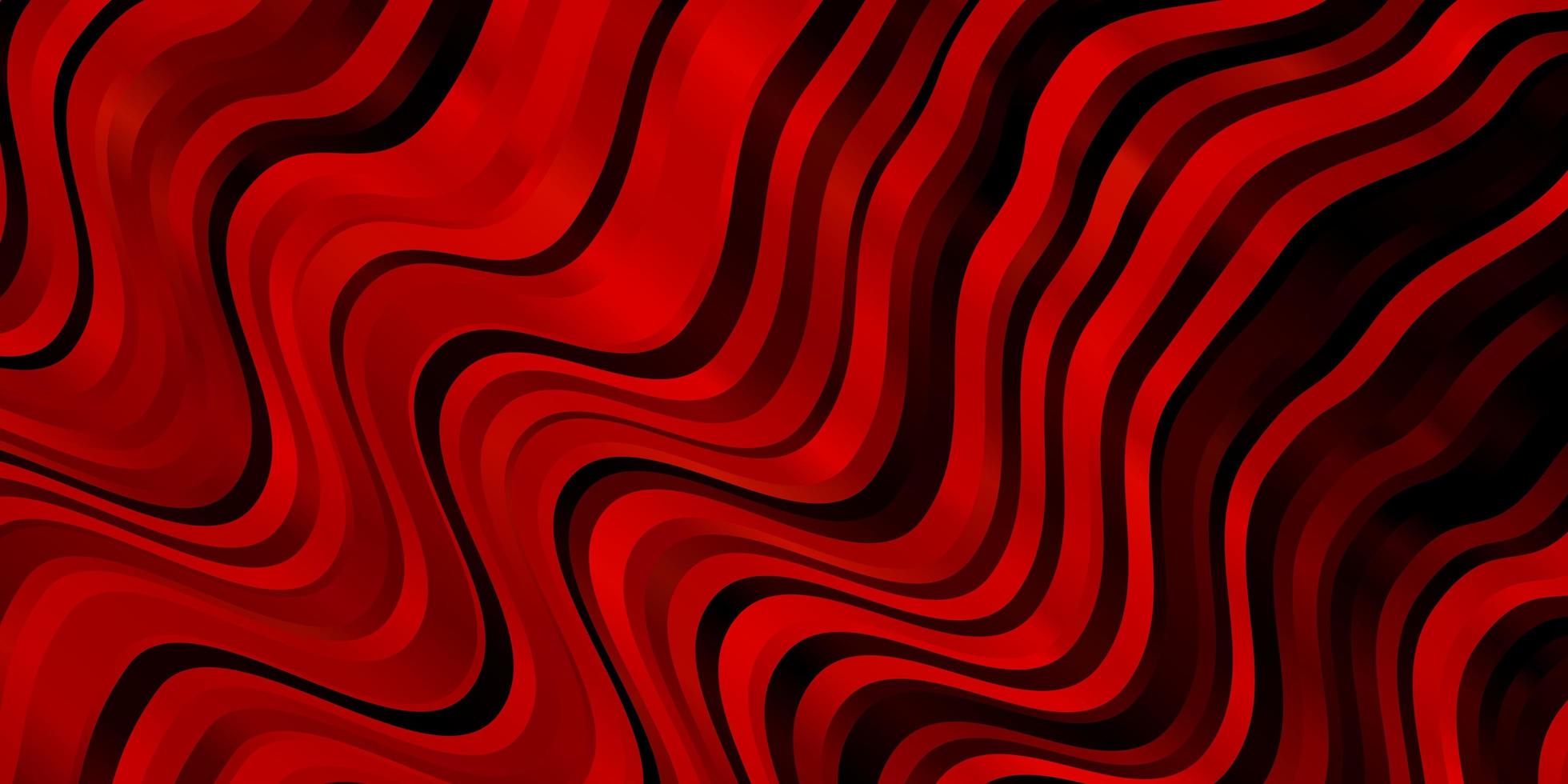 Light Red vector template with wry lines Abstract gradient illustration with wry lines Best design for your ad poster banner
