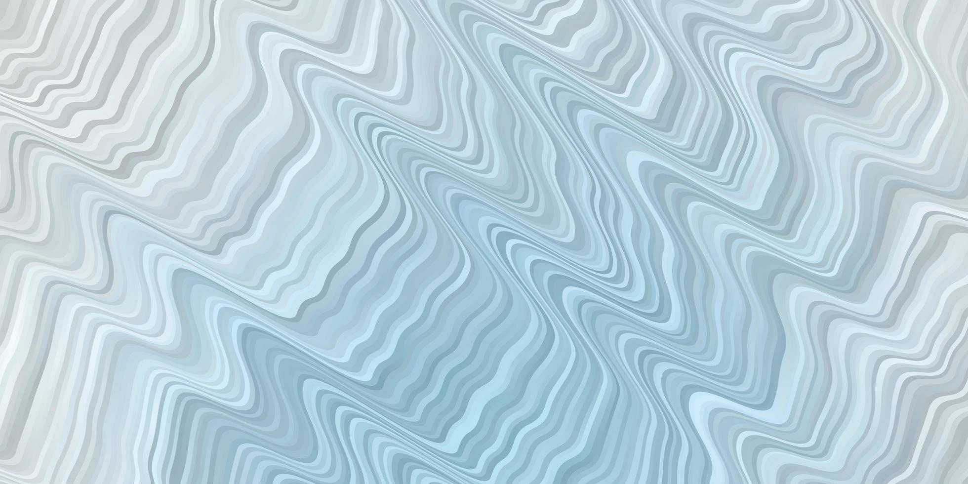 Plantilla de vector azul claro con líneas curvas muestra brillante con diseño de formas de líneas curvas de colores para la promoción de su negocio