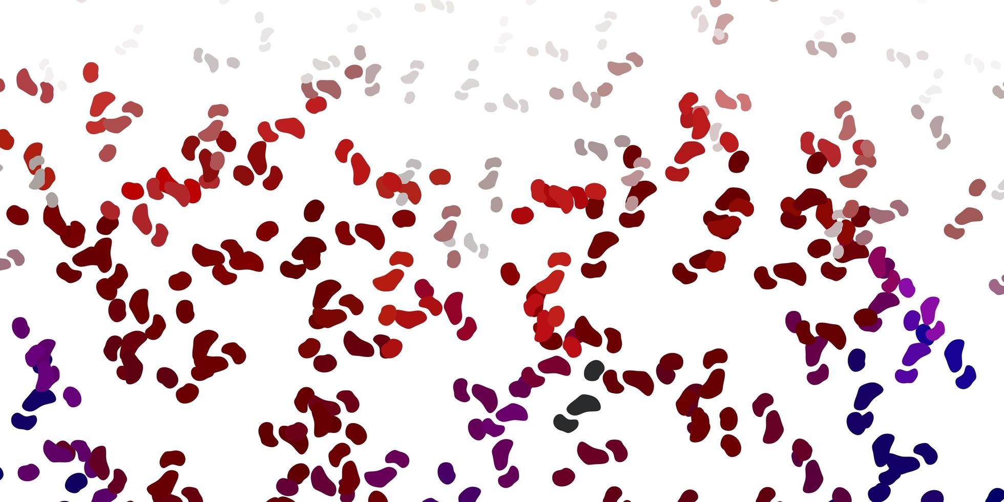 Light red vector pattern with abstract shapes