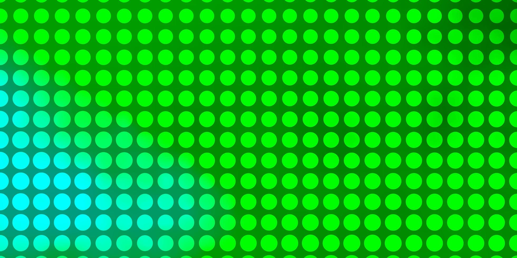 Light Green vector background with circles Glitter abstract illustration with colorful drops New template for your brand book