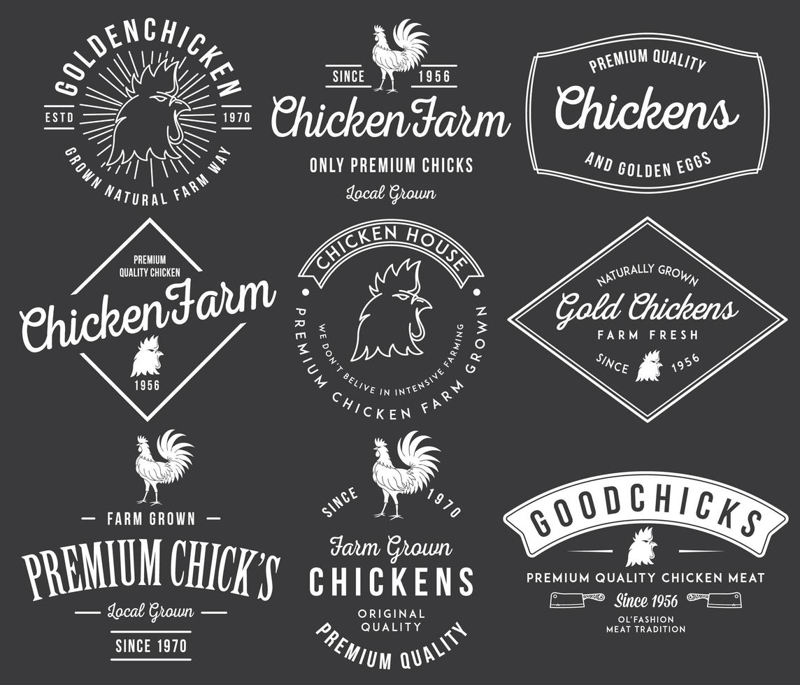 Vector badges and labels design