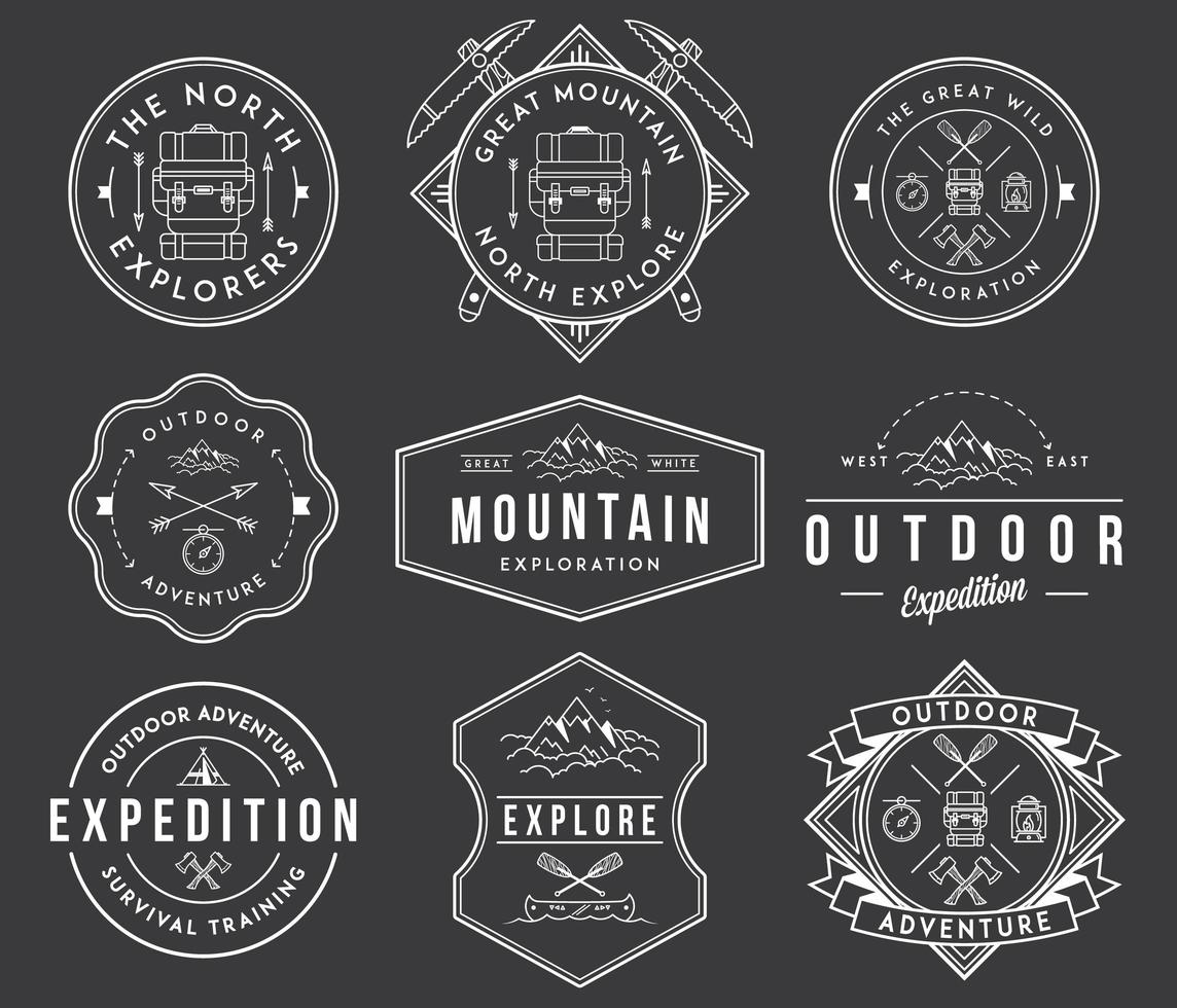 Vector badges and labels design