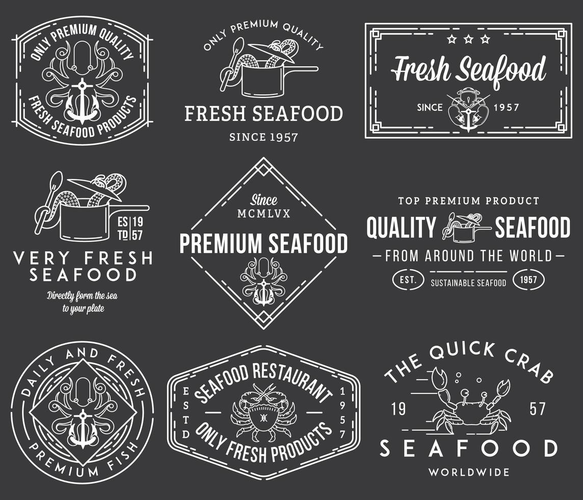 Vector badges and labels design