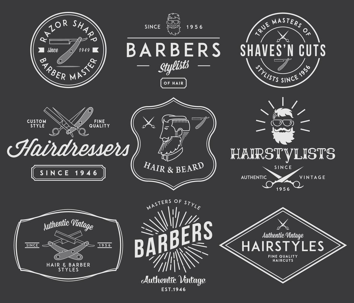 Vector badges and labels design