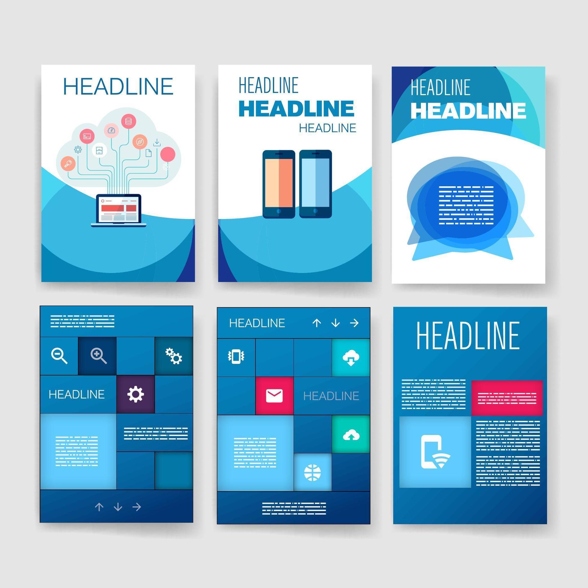 Headline template design vector 2702794 Vector Art at Vecteezy