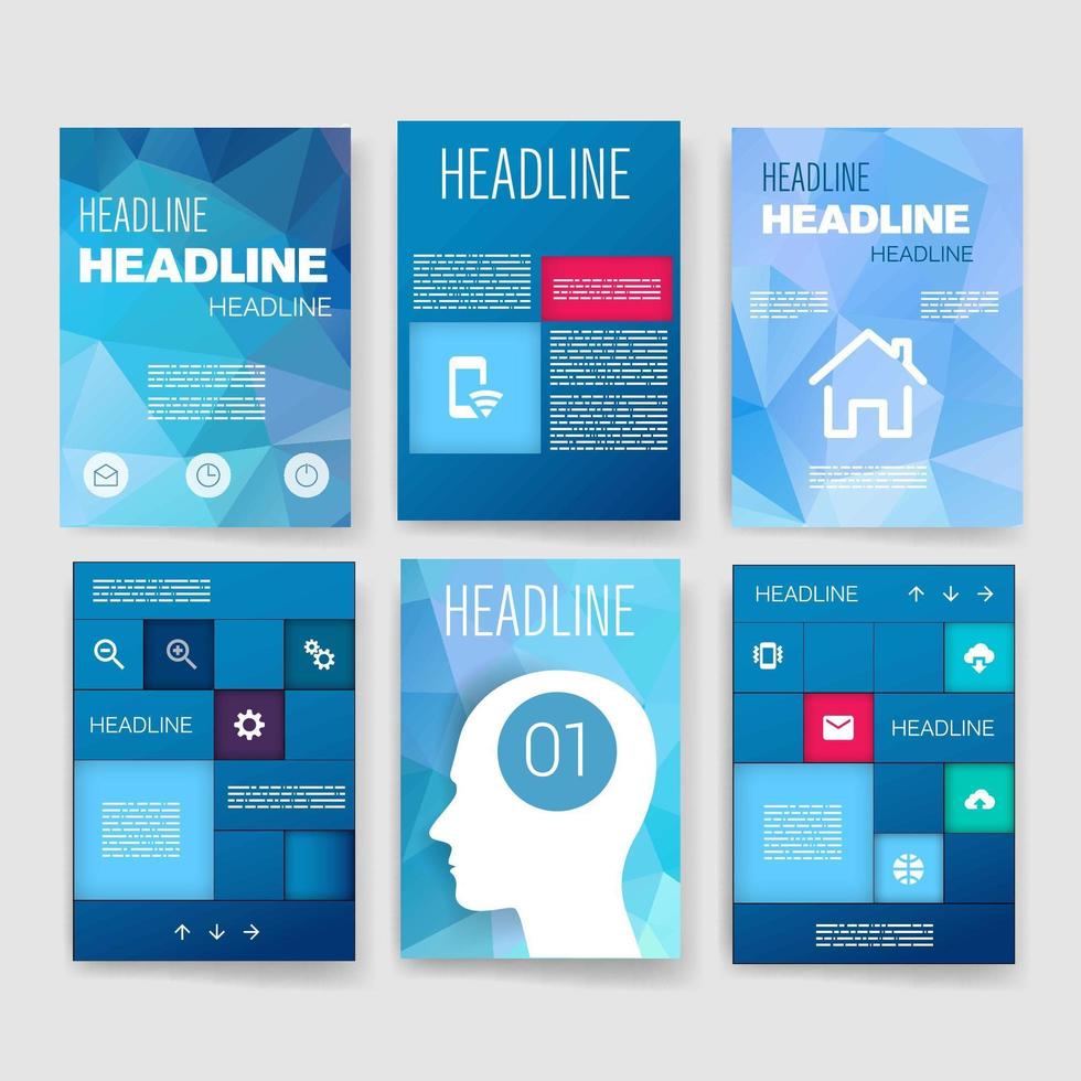 Headline template design vector