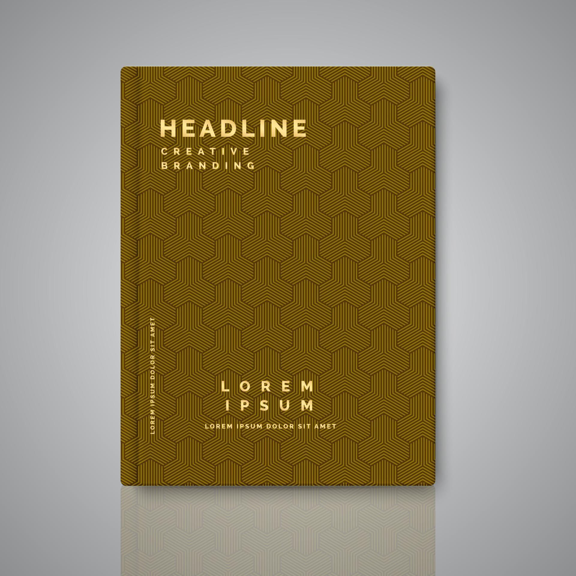 Geometric pattern book cover template 2702859 Vector Art at Vecteezy