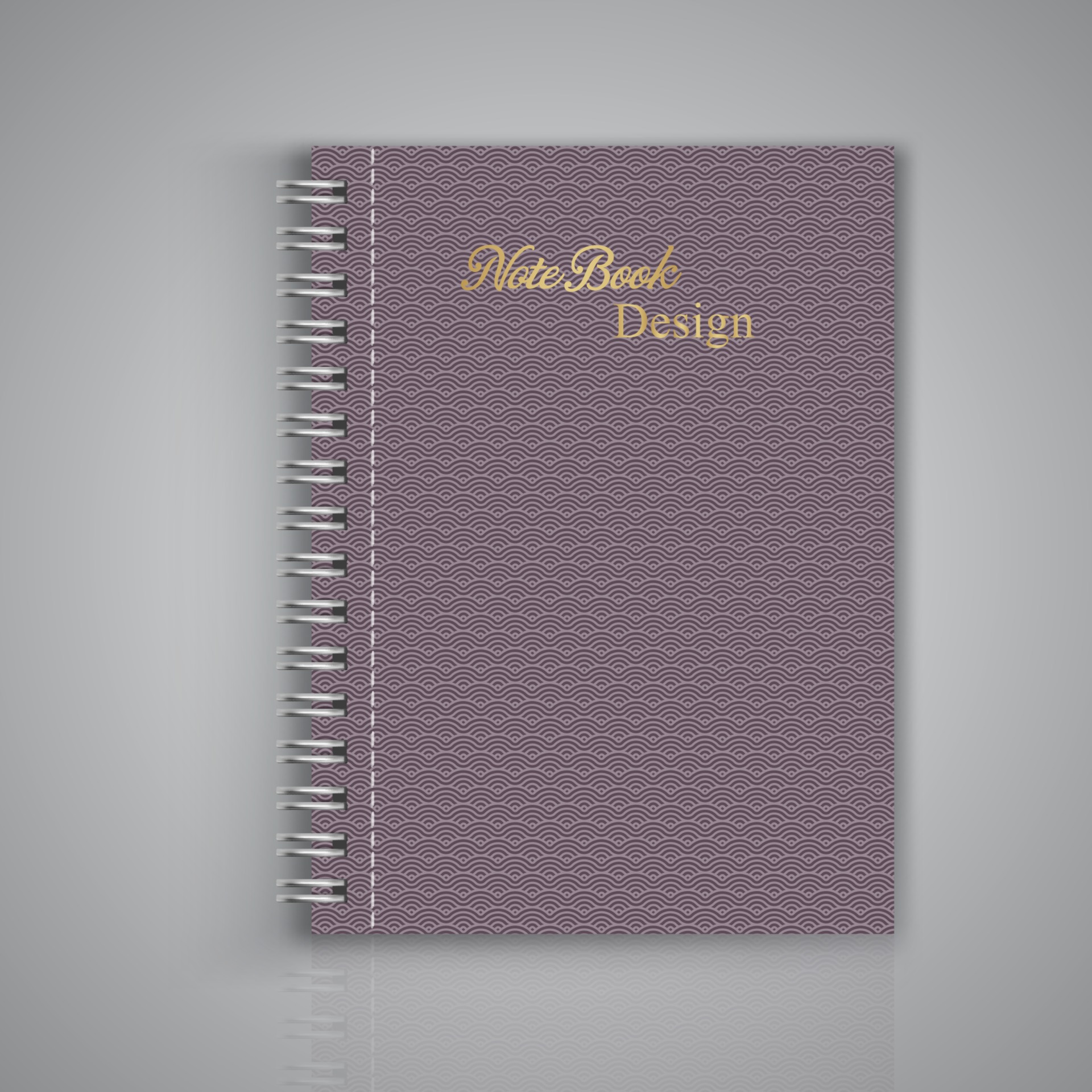 Geometric pattern notebook cover background design 2702871 Vector Art