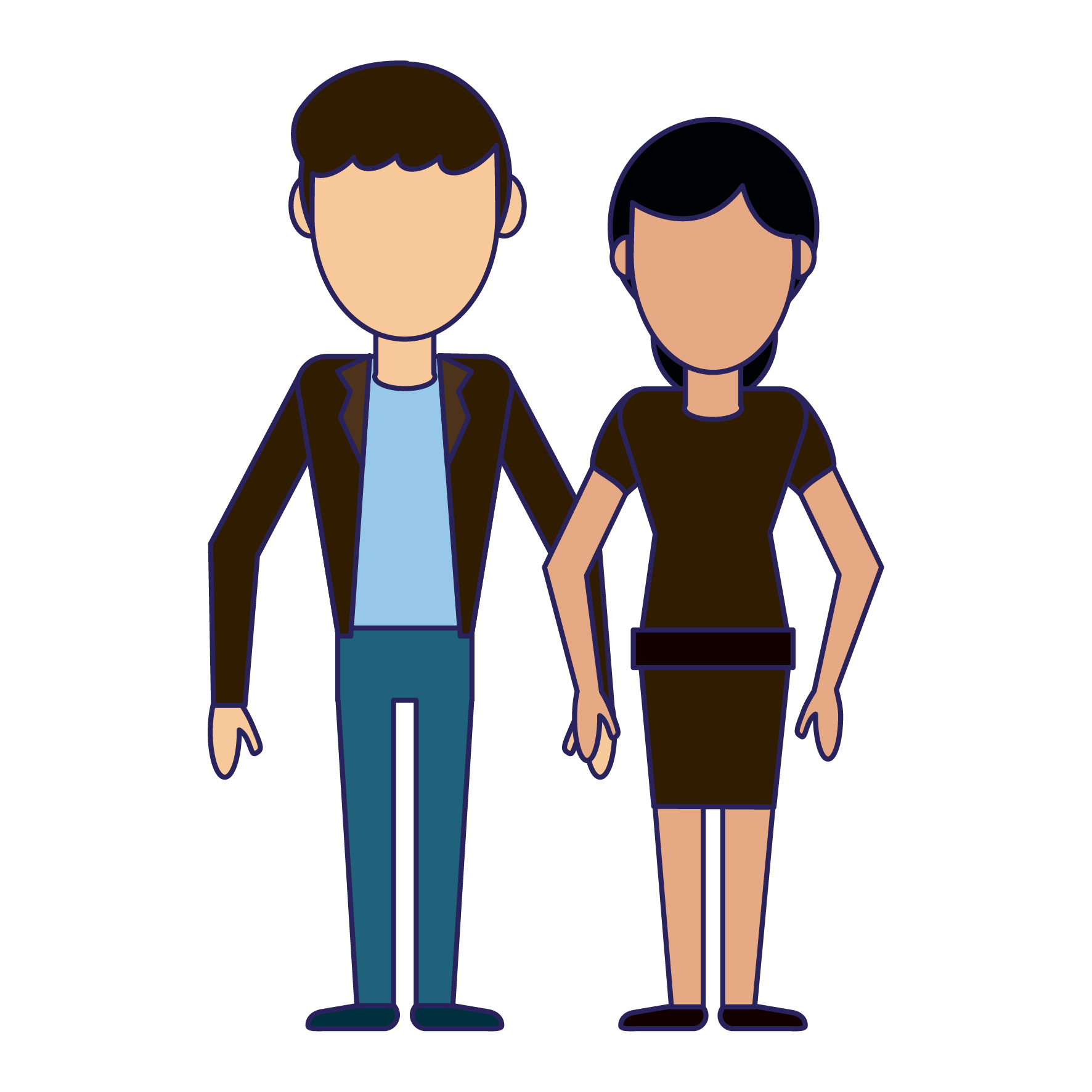 Couple boyfriend and girlfriend cartoon 2702903 Vector Art at Vecteezy Couple boyfriend and girlfriend cartoon 2702903 Vector Art at Vecteezy