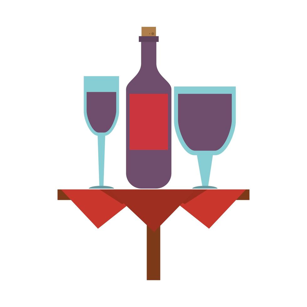 beverage liqueur and drink cartoon vector