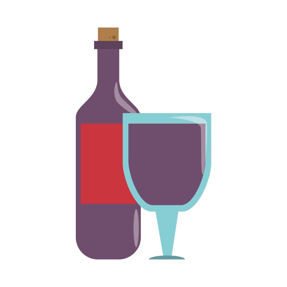 beverage liqueur and drink cartoon vector