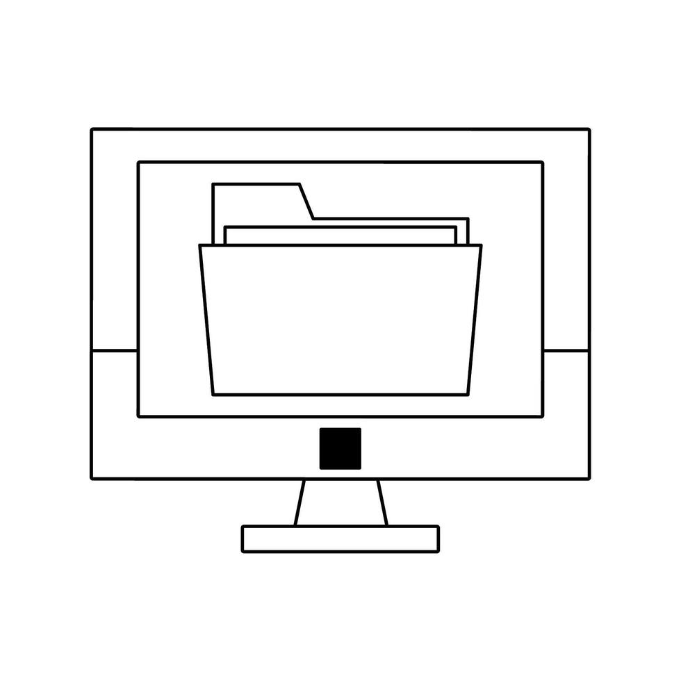 Folder Clip Art Black And White