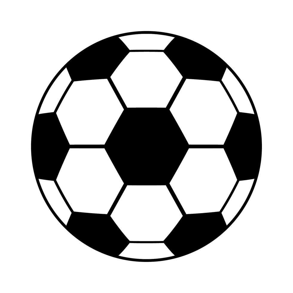 dibujos animados de deporte de pelota de fútbol en blanco y negro 2703018  Vector en Vecteezy