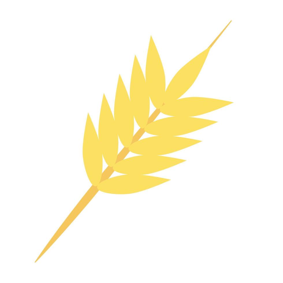 wheat ear icon vector