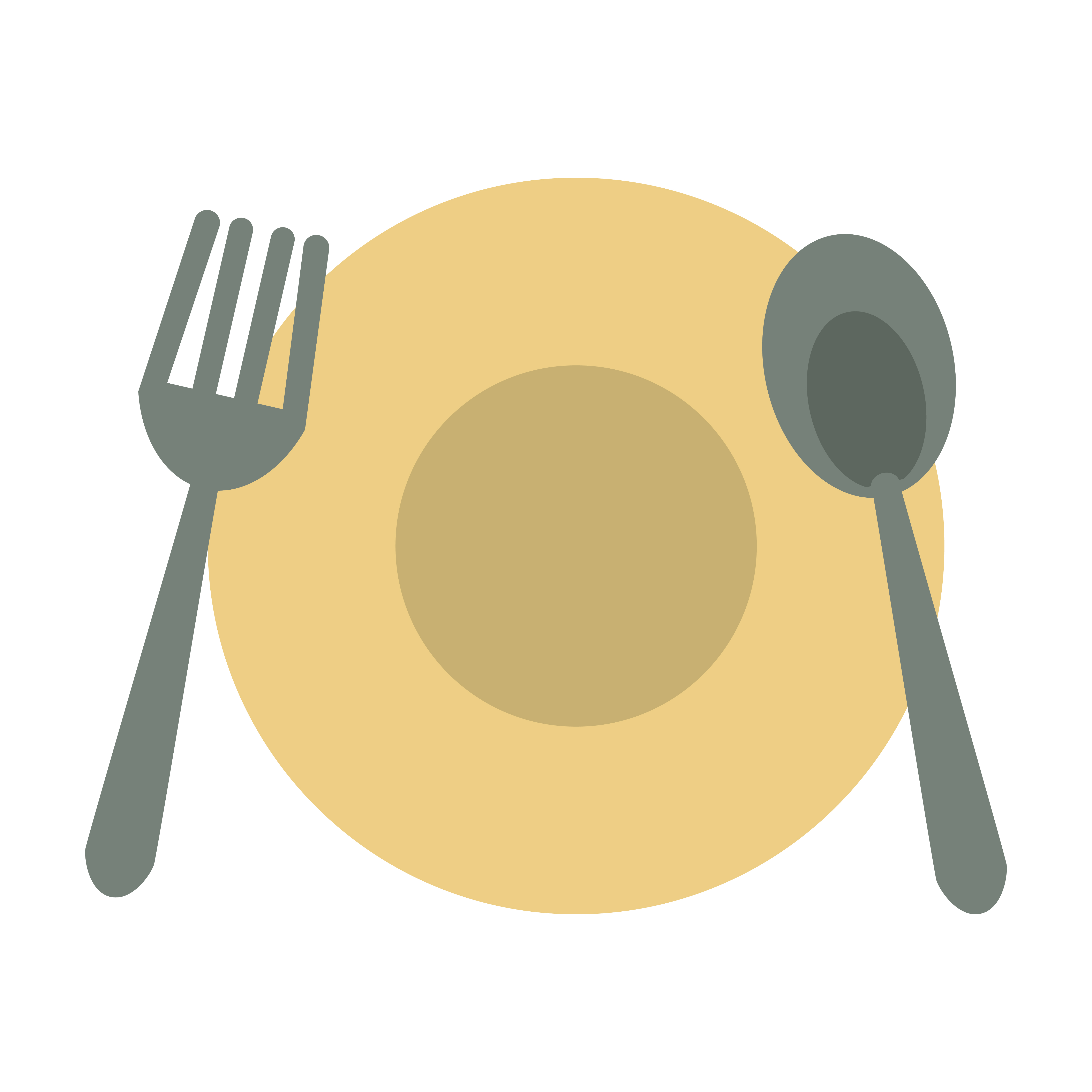 restaurant food and cuisine plate with cutlery, fork and spoon icon cartoons  vector illustration graphic design 2703311 Vector Art at Vecteezy
