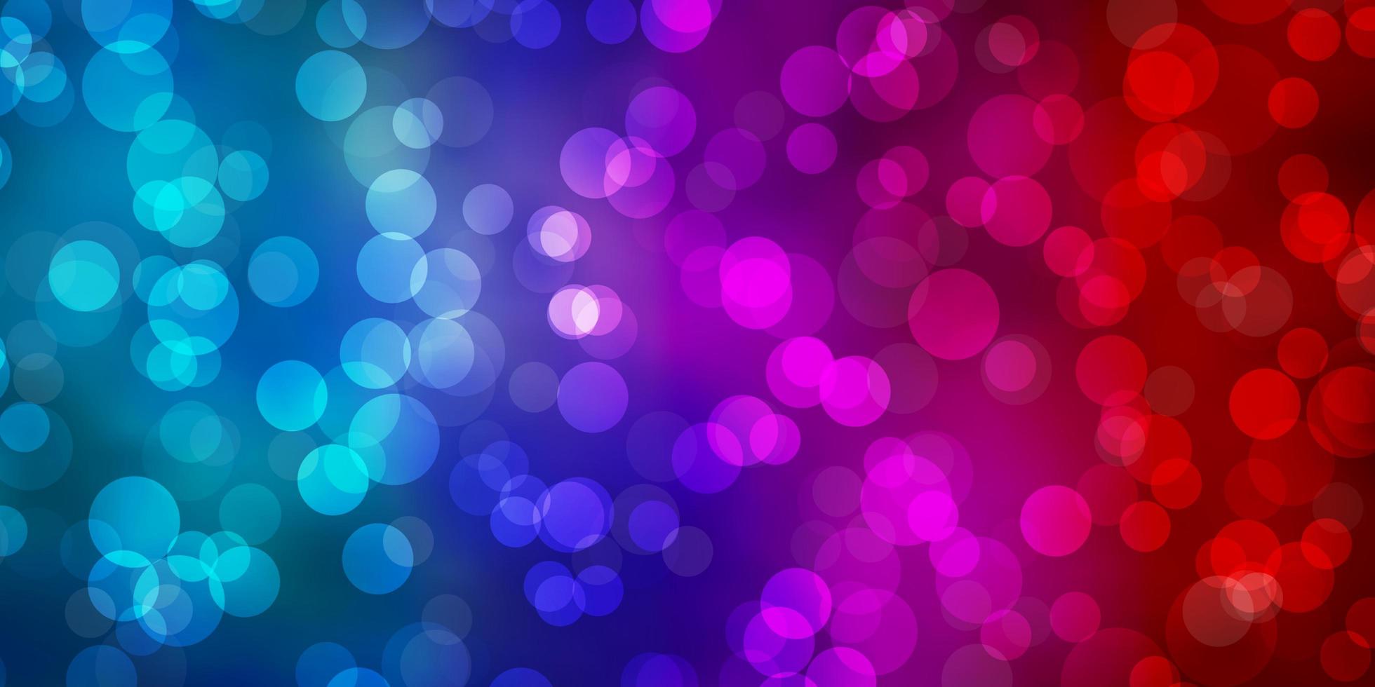 Light Blue Red vector texture with disks