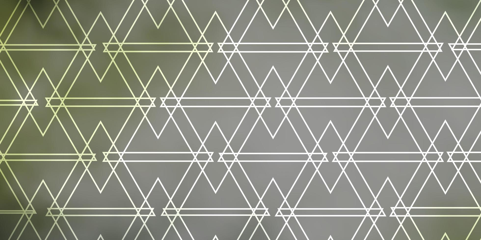 Fondo de vector gris claro con líneas triangulares