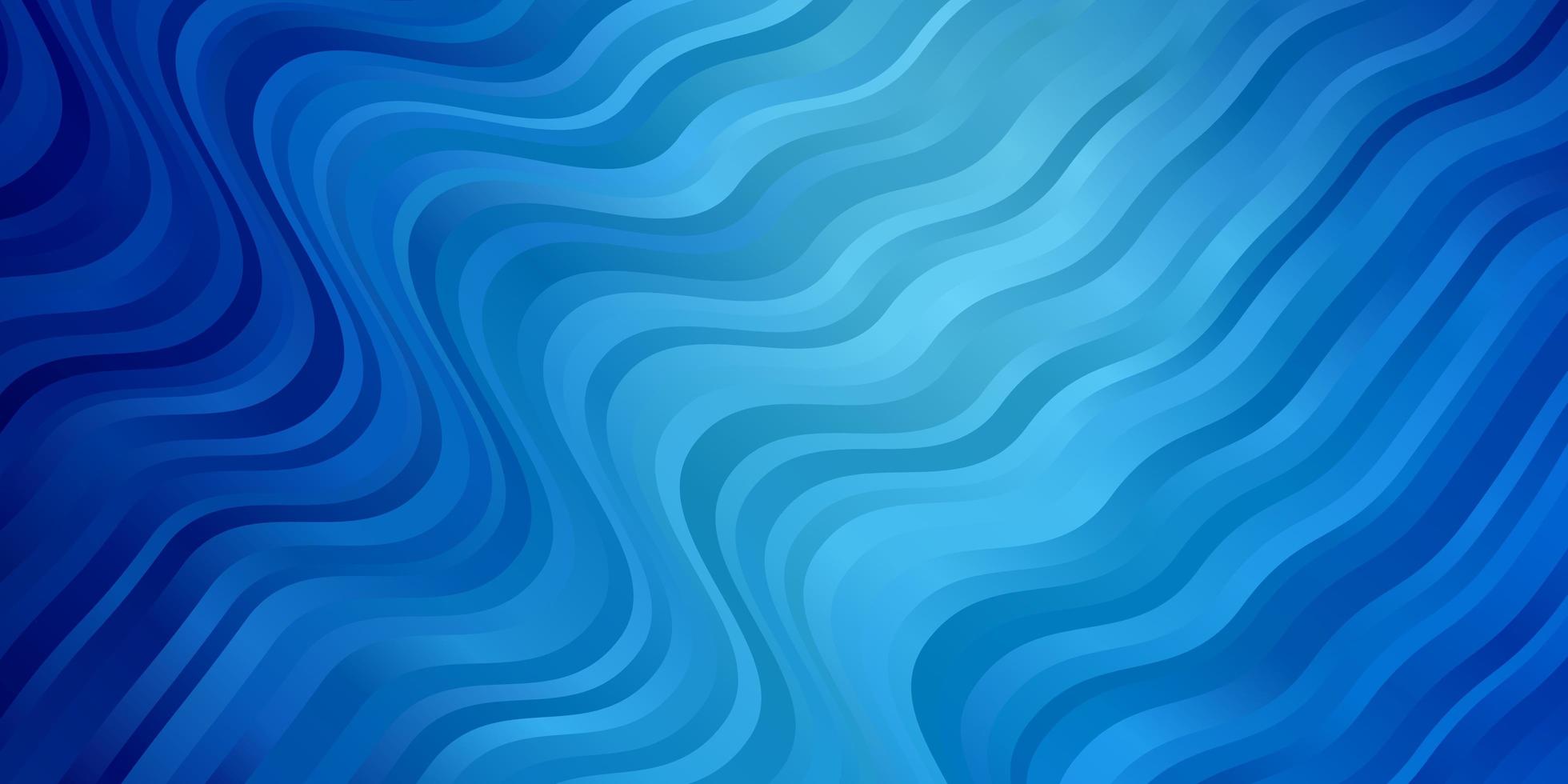 Light BLUE vector backdrop with curves