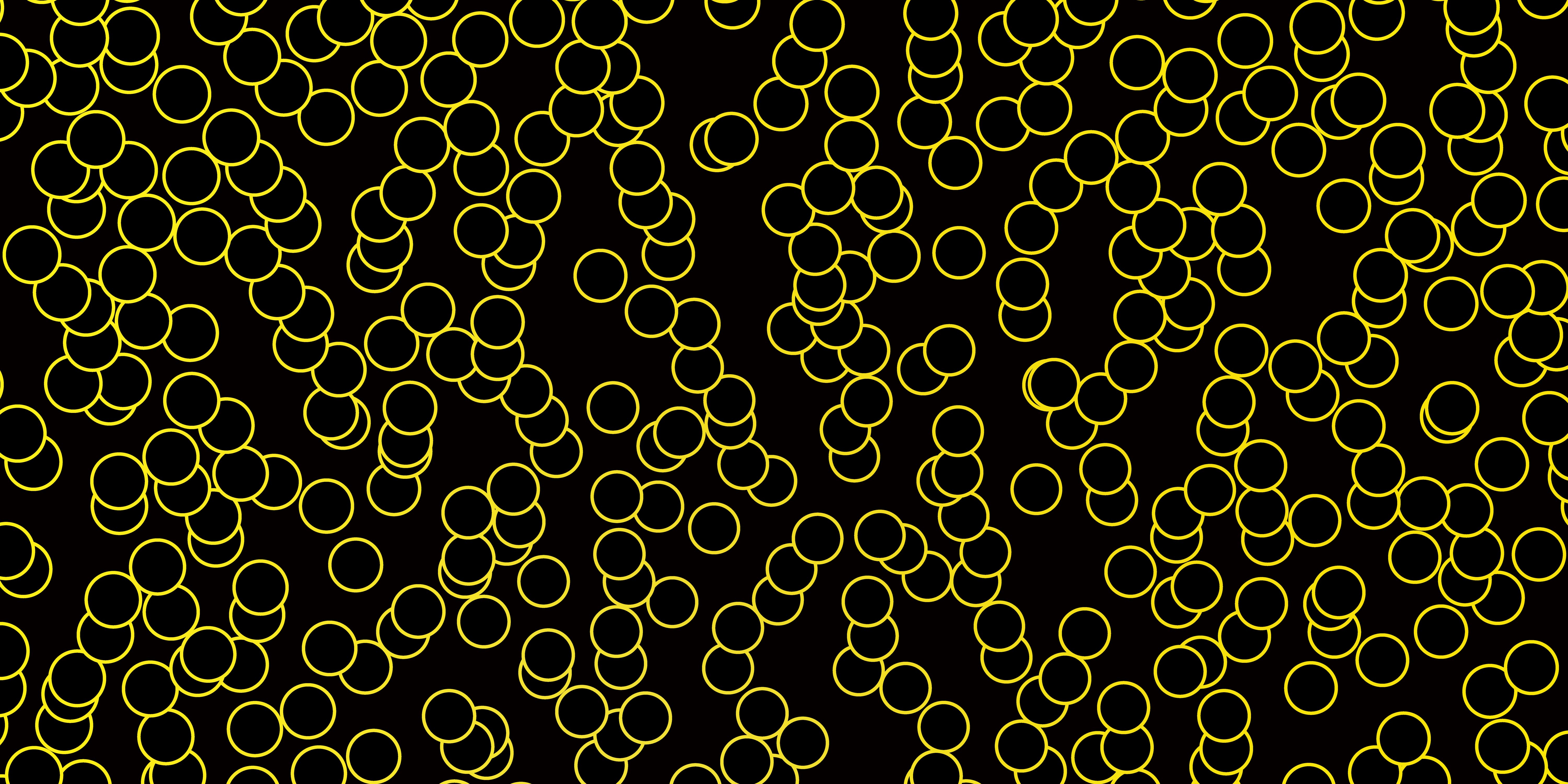 Dark Yellow vector background with circles 2703602 Vector Art at Vecteezy