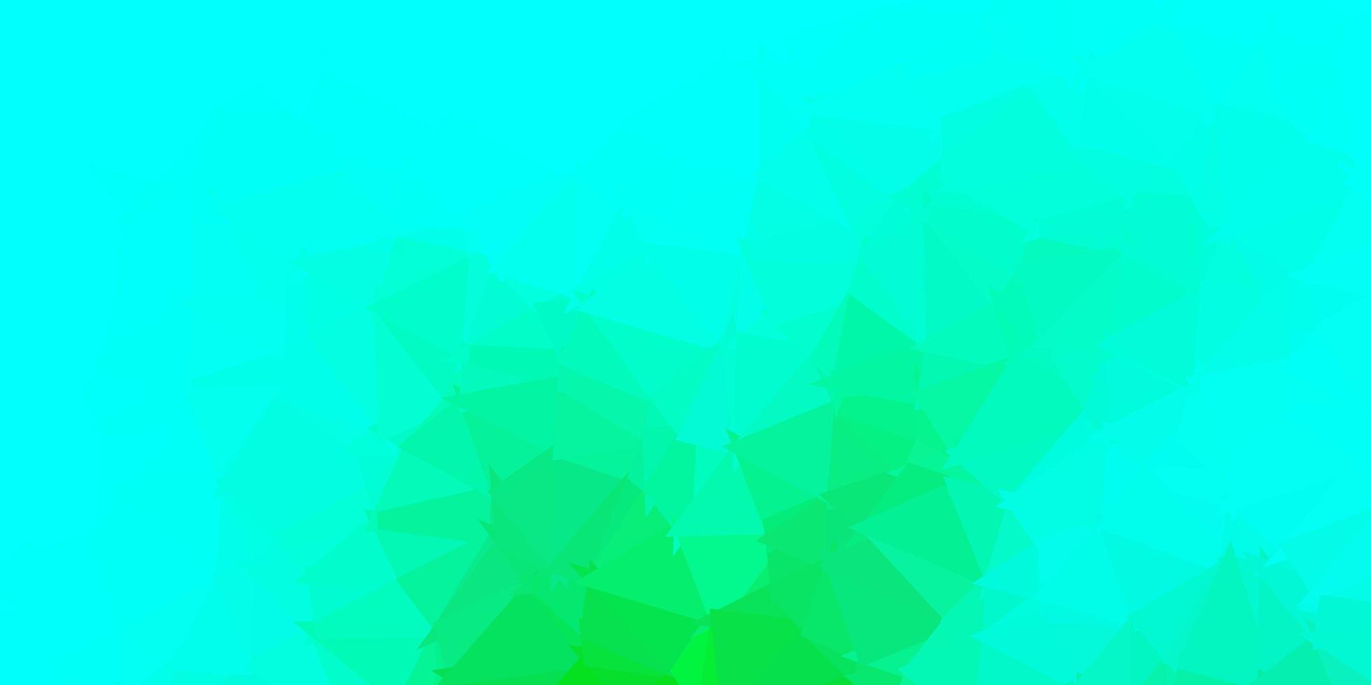 Light green vector triangle mosaic pattern