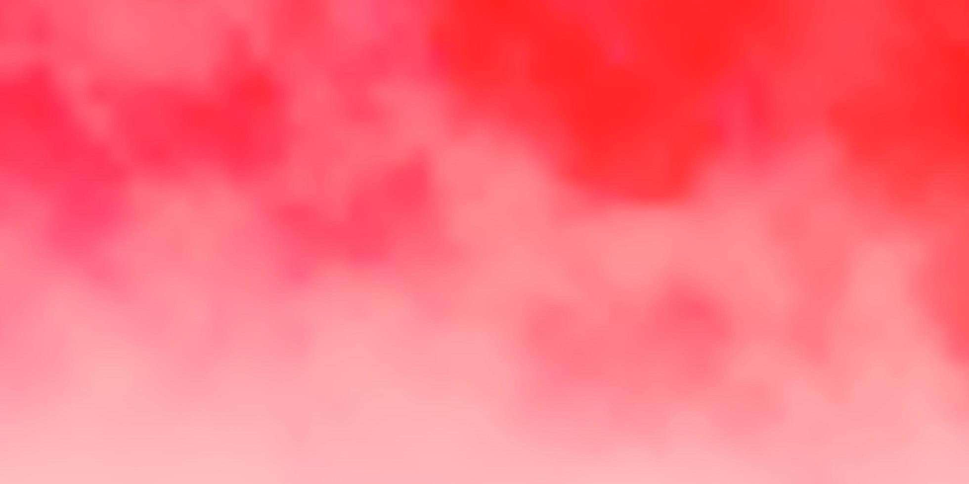 Light Red vector backdrop with cumulus