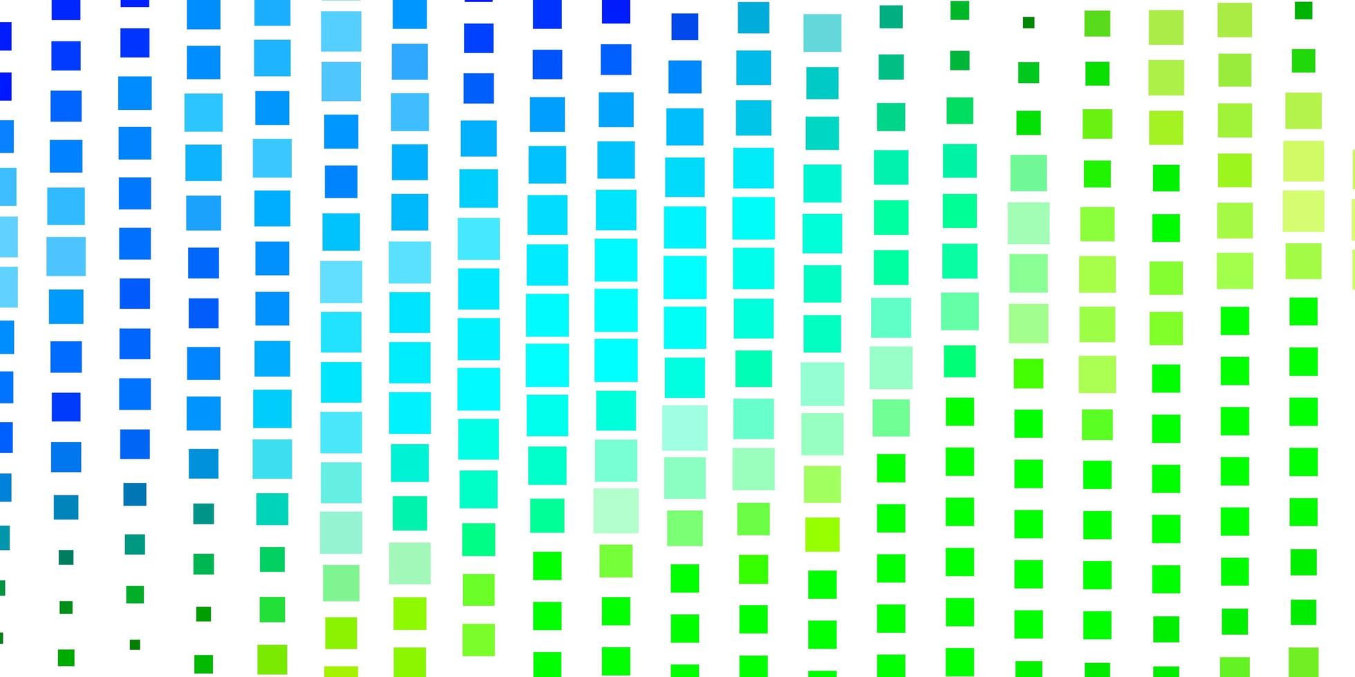 textura de vector verde azul claro en estilo rectangular