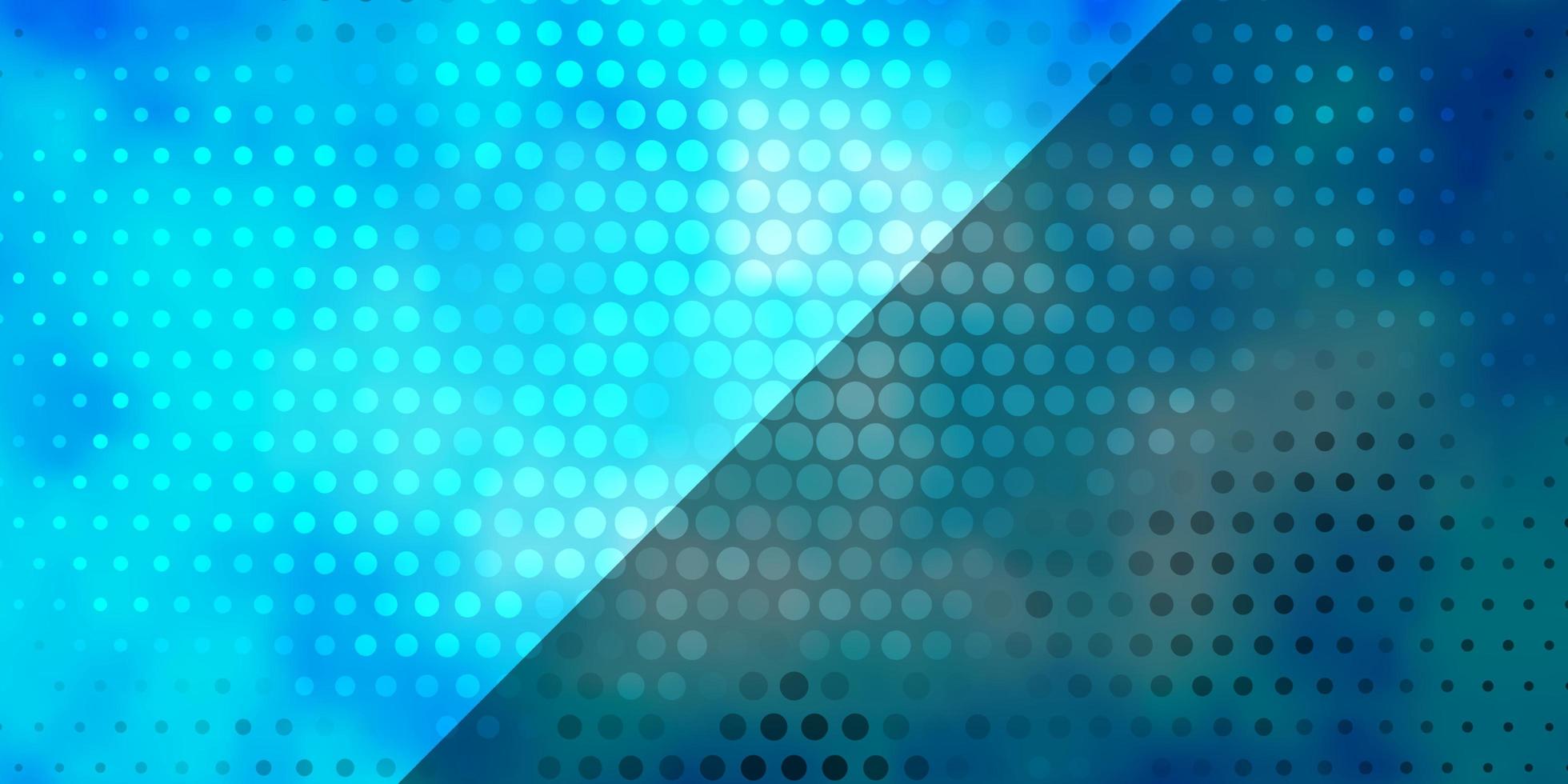diseño de vector azul claro con círculos